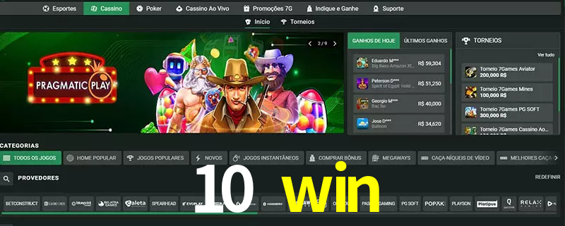 cassino 10 win