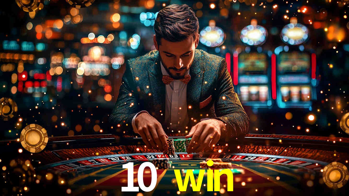 10 win Logo - Bônus com Rollover Justo